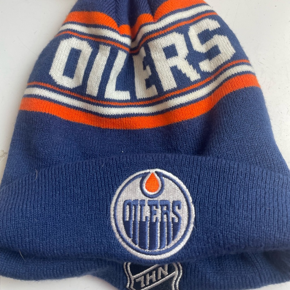 NHL Blue and Orange Edmonton Oilers Toque
